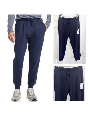 NWT UGG Hank Joggers Sweatpants Men’s Mid Rise Navy Blue Pants Size XL Brand New